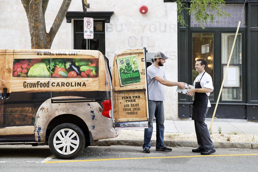 Grow Food delivers to restaurants all over the LowCountry