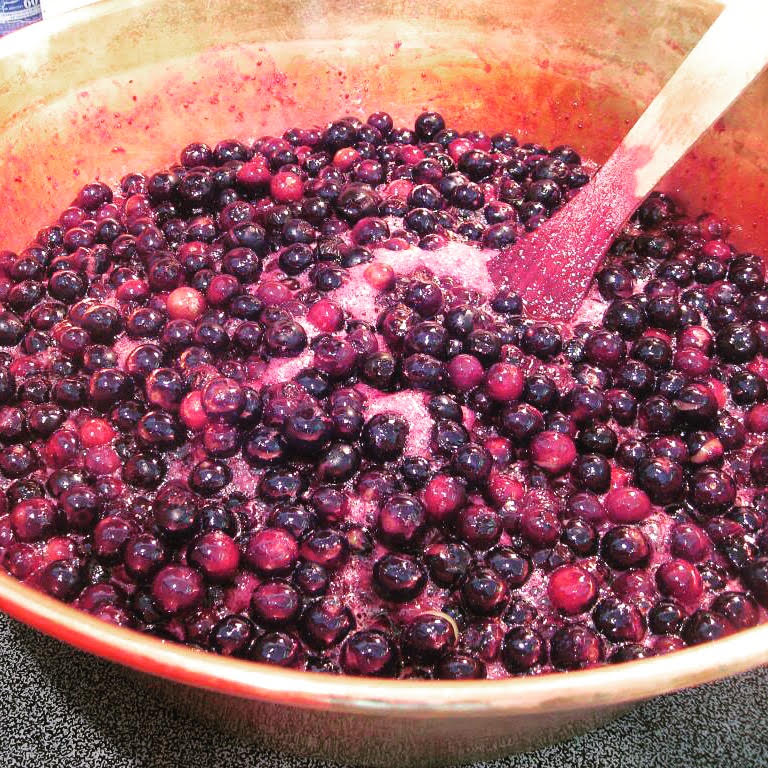 Blueberry preserves from Farmers Daughter pickles and preserves Photo by April McGreger