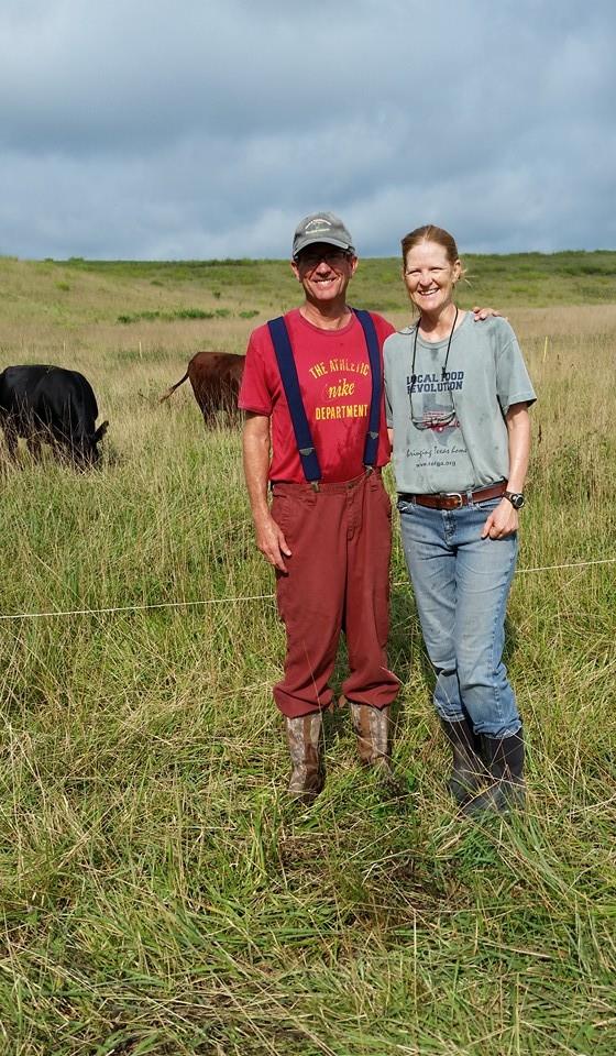 Tom and Janice Henslee of Back To Earth Farms Photo from Back To Earth Farm's Facebook page
