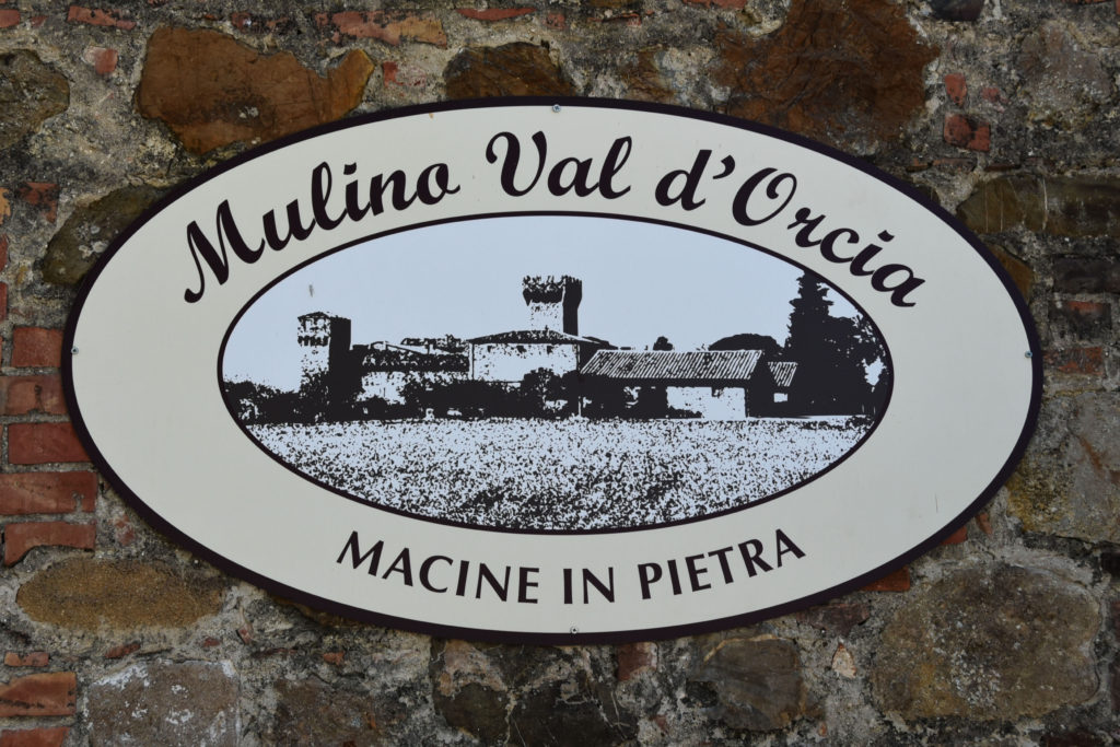 Molino Val d’Orcia sign