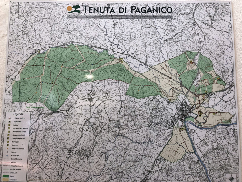 Map of Tenuta di Paganico