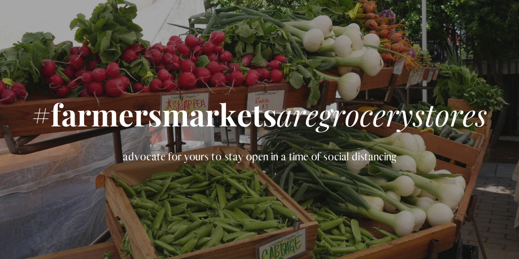 Farmers Markets Are Grocery Stores Banner