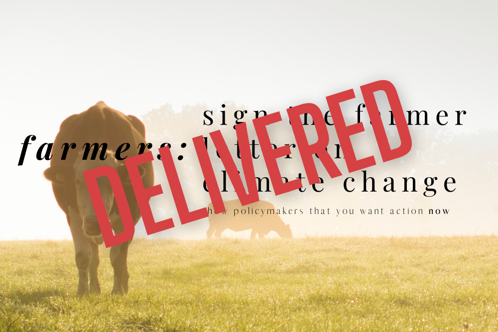Farmer Sign-On Letter: Delivered Banner