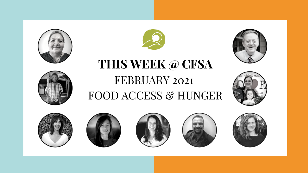 This Week at CFSA grid of speakers for February 2021